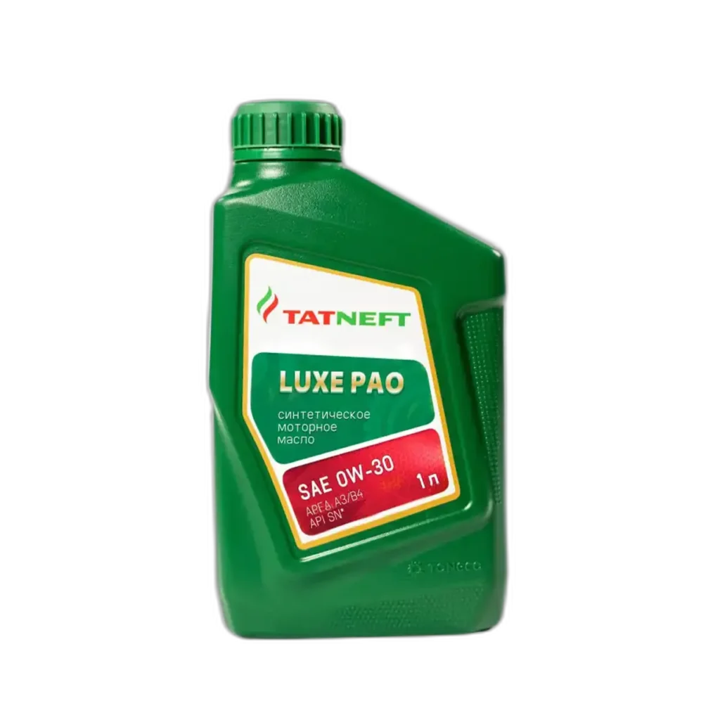 Масло моторное синтетическое Татнефть Luxe PAO 0W-30