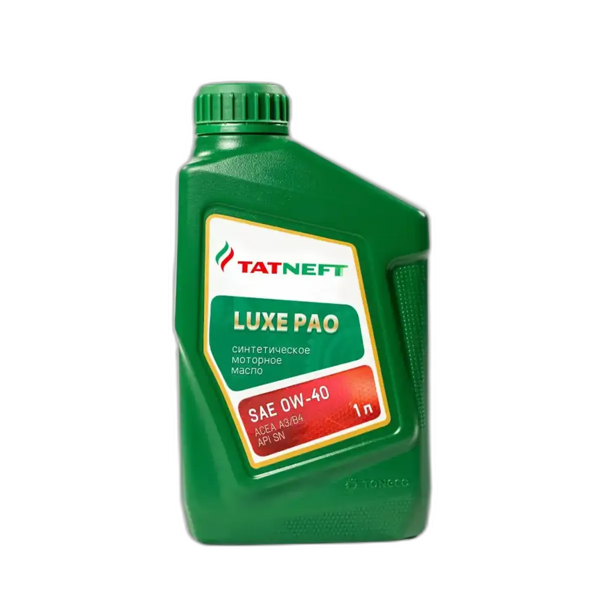 Масло моторное синтетическое Татнефть Luxe PAO 0W-40